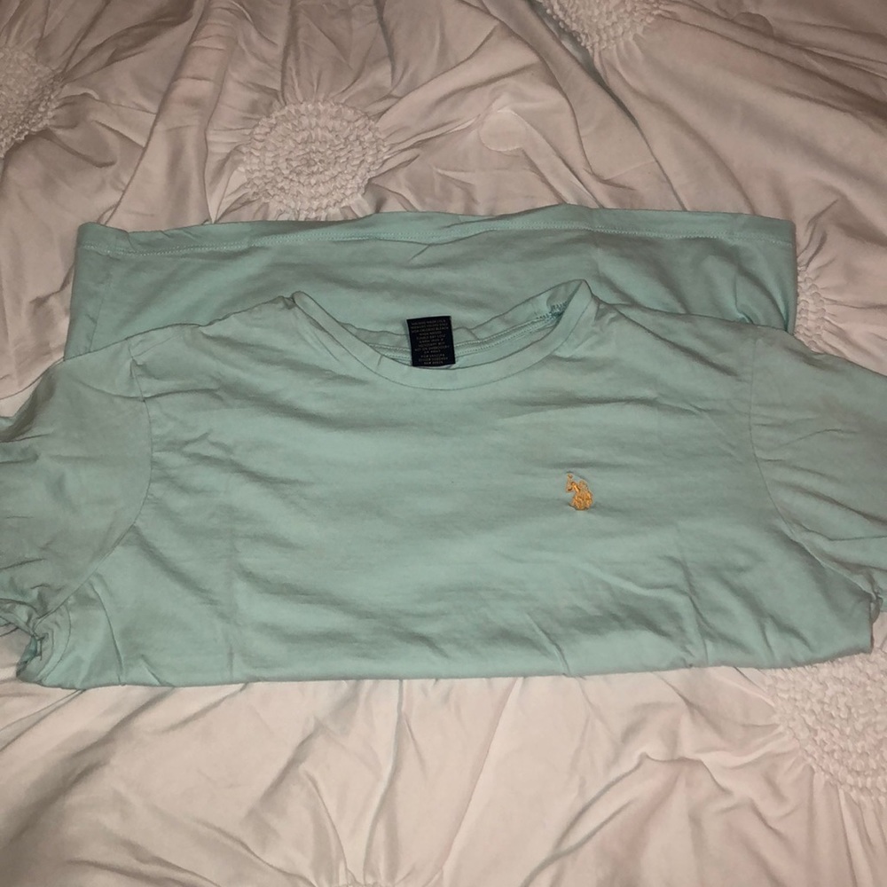 Light blue polo t shirt